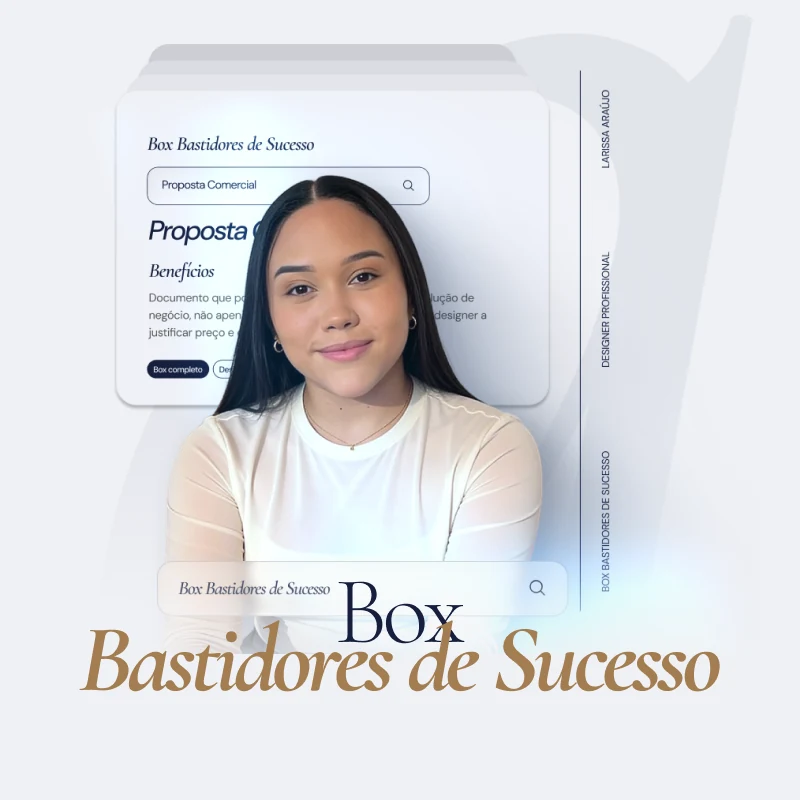 Box Bastidores de Sucesso — material físico autoral